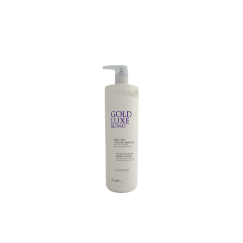 Máscara Antifrizz Gold Luxe Blond 1 LT Soupleliss Profissional