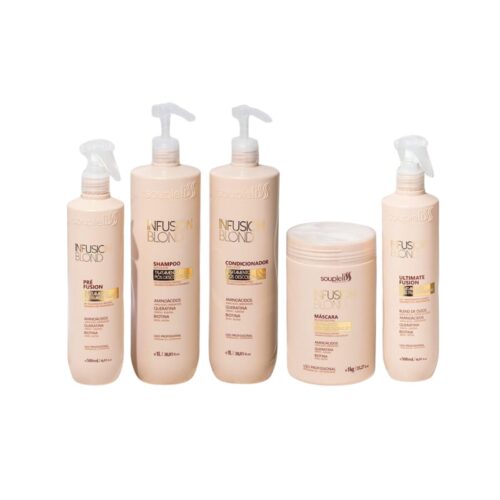 Kit Infusion Blond Tratamento Pós Descoloração Profissional Soupleliss