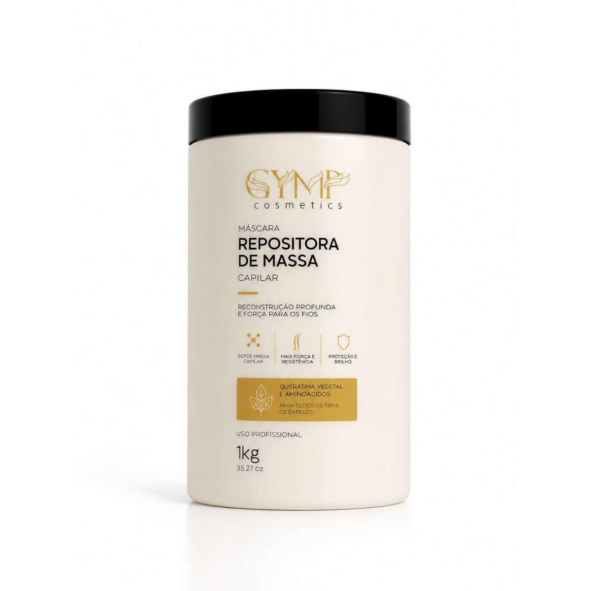 Máscara Repositora de Massa 1kg Gymp Cosmetics